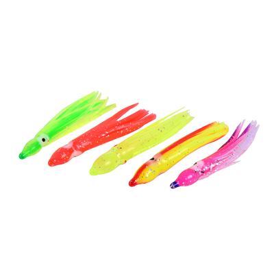 China Squid Skirt Lure AGITEK Factory Price Soft Durable Soft Plastic Squid Skirt Octopus Fishing Lure for sale