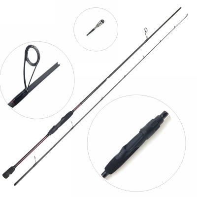 China Carbon 7'2 Pieces Spinning Carbon Fishing Rods ML Action Lure WEIGHT 4-18g for sale