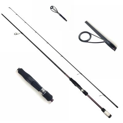 China Carbon 8'2 Pieces Spinning Carbon Fishing Rods ML Action Lure WEIGHT 5-25g for sale