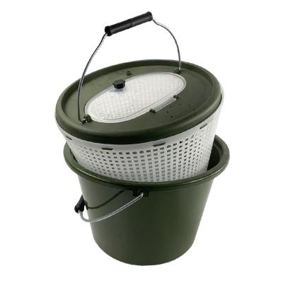 China With Inner Hot Sale Brand New Factory Price AGIETK Live Buckets Plastic Fishing Fishing Bucket Good Quality Fishing Bucket for sale