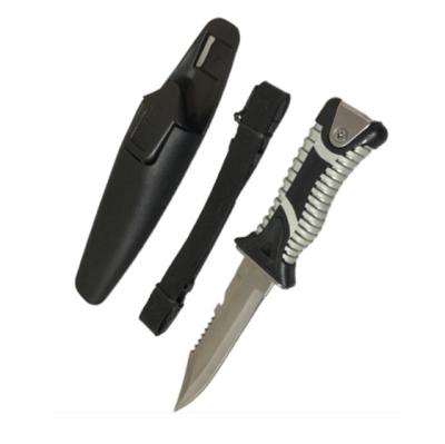 China AGITEK Dive Knife With Protector And Marine Fishing Dive Knife Stainless Steel Underwater Sheath for sale