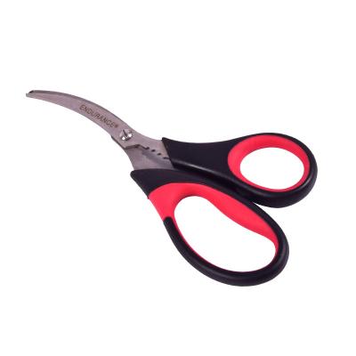 China Wholesale AGITEK SS Fishing Cutter Tool Jig Scissor Lift Case Seawater Quality SS Shape Fishing Scissor Set for sale