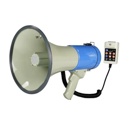 China Wireless Alarm Police 25w Handheld Megaphone With Microphone BT USB Drive Playback Rechargeable Battery Remote Flash Player Amplifier for sale