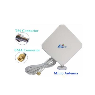 China 4G LTE Network High Gain Dual Mimo 35dBi Ethernet Outdoor Antenna Signal Receiver Booster Amplifier Antenna For Router Mobile 140*140*20mm for sale