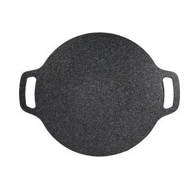 China Wholesale Stick Cast Iron Stocked Camping Non Around Frying Pan Pre Seaoned Griddle Grill Pan For Outdoor and Kitchen Cooking for sale