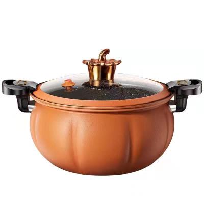 China Maifan Viable Stone Non-stick Pot Multifunctional Pot Pumpkin Stock Pot for sale