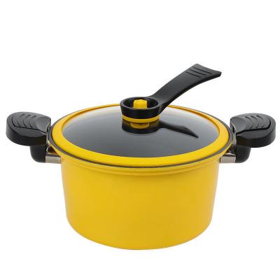 China Micro Viable Pressure Cooker Wok Soup Non-Stick Totipotent Pot for sale