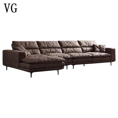 China Luxury italian style fabric sofa set living room furniture extended multifunctional waterproof sofa bed for sale