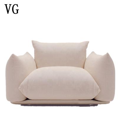 China Other Slap-Up Italy Style Comfortable Single Sofa Upholstered Couch Sectional Living Room Elegant Couches for sale