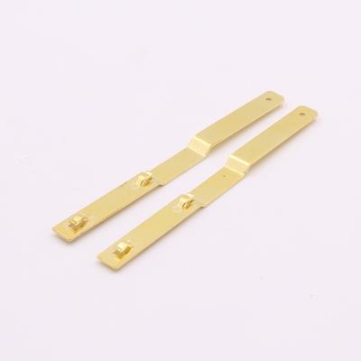 China CRS Steel/Brass/Copper/Aluminum Plated CRS/Stainless Metal Contact OEM Brass Stamping Parts for sale