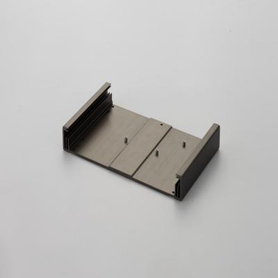 China Radiator Extrusion Aluminum Heatsink with Anodized Black for sale