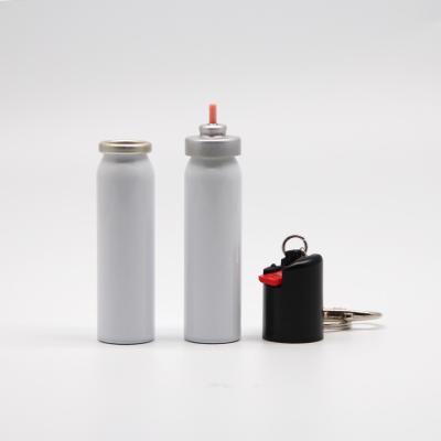 China White Mini Pepper Spray Aluminum Aerosol Cans 15ml 20ml Wholesales for sale