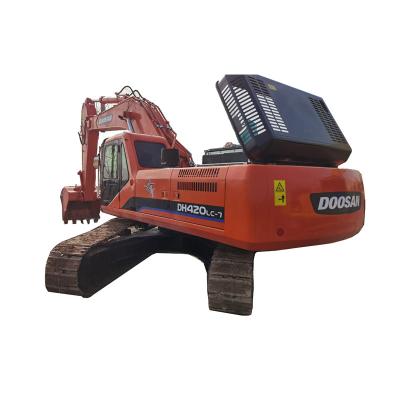 China heavy digging machinery dx420 doosan construction/construction agriculture engineering 42 ton excavator dx420 used crawler excavator with high quality for sale for sale