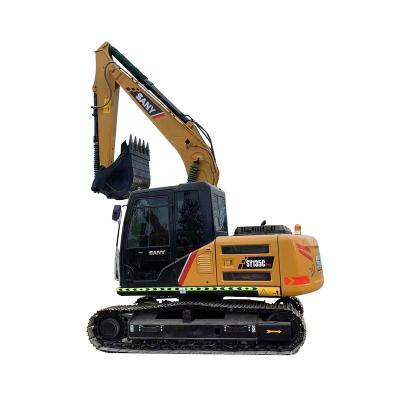 China used original SANY SY135C 13 ton excavator long arm hydraulic excavator price 0.22-0.7m; ³ for sale