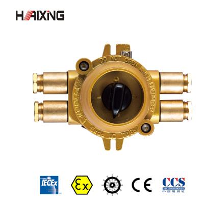 China Brand Brass Explosion Proof Switch Haixing Brass Material for sale