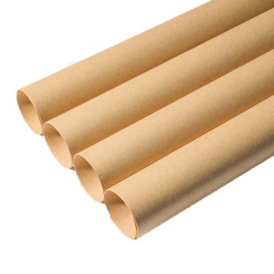 China Good Quality Anticurl Pure Color Polish 50*70cm Kraft Paper Flower Wrapping Paper for sale