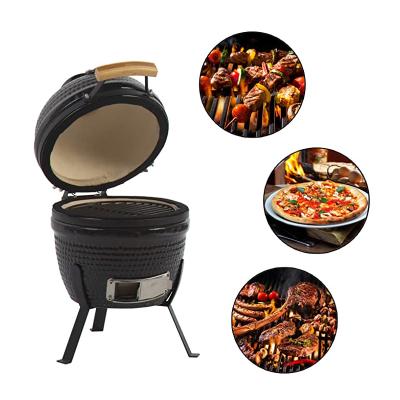 China BBQ Outdoor Grill Smoker Rotisserie Style Egg Kitchen BBQ Multifunctional Easily Cleaned Ceramic Grill for sale