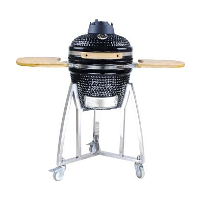 China Longstar Easily Cleaned Ceramic BBQ Grills Heavy Duty Portable Steel Mobile Charcoal BBQ Grill Smoker for sale