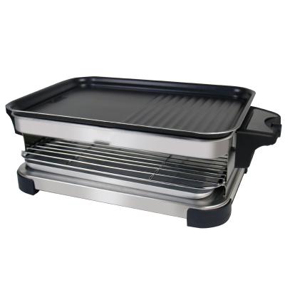 China Grill Household BBQ Outdoor High Quality Electric Nonstick Coating Easy Cleaning Smokeless Grill for sale