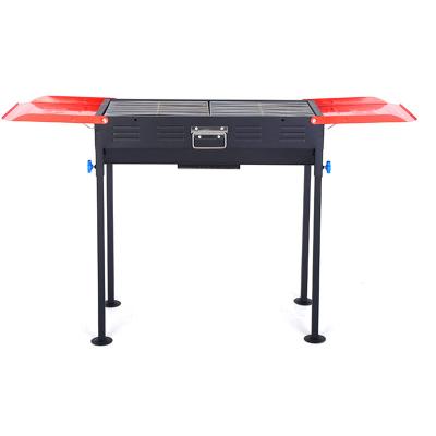 China High Quality Adjustable Portable Outdoor BBQ Grill Charcoal Size Adjustable Height Thickened BBQ Camping Grill for sale