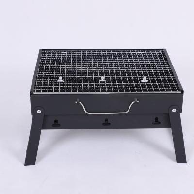 China Mini Portable High Quality Charcoal BBQ Grill Adjustable Size Indoor Outdoor Use BBQ Grill For 3-5 People for sale