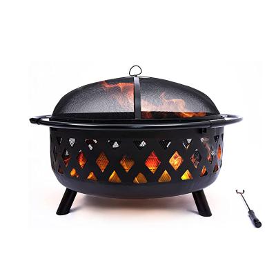 China Stored Outdoor Backyard Firepit Large Wood Burning Fire Patio Fire Pit for sale