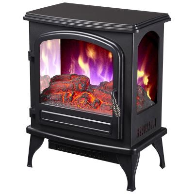 China modern design and 3D flame hot sales Diamond Crushed Mirrored Fireplace for sale