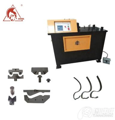 China Building Material Shops Hydraulic Metal Craft Wrought Iron Roller Machinery Rebar Bending Bender for sale