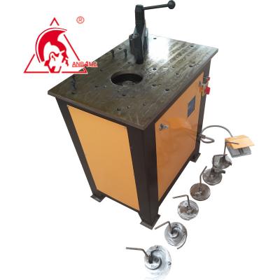 China Rectangle Pipe Wrought Iron Roller Model Metalcraft Bending Bending Machine for sale