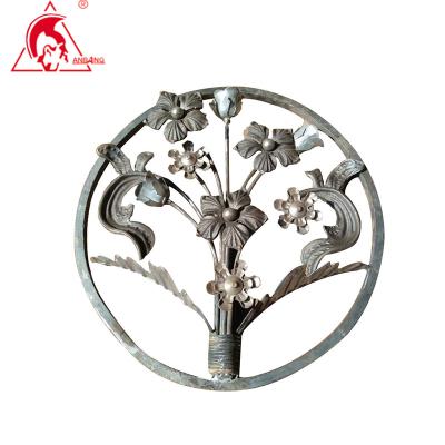 China Home Decoration Ornamental Wrought Iron Fence Components Manufacturer for sale