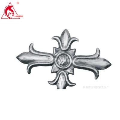 China Construction Wrought Iron Flowers And Leaves Cast Steel Fence Parts /Cast Steel Sheet for sale