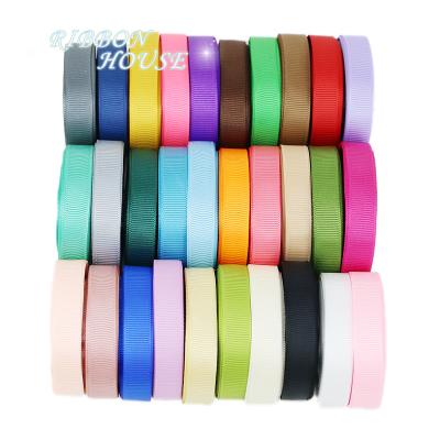 China Wholesale High Tenacity Gift Wrap Decoration Christmas Ribbons (10 Meters/Roll) 12mm Grosgrain Ribbon for sale