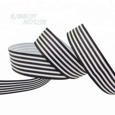 China New Design Sustainable Colorful Polyester Merry Christmas Printed Grosgrain Ribbons With Reasonable Price for sale