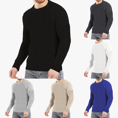 China Anti-wrinkle Fanli Custom Men's Clothing Amazon Sweater Spring Men's Slim Fit Casual Long Sleeve Crewneck Knit Top Men's Sweater for sale