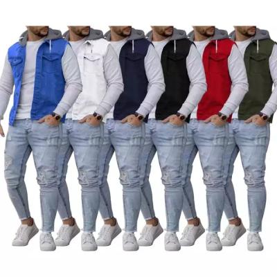 China High Quality Waterproof Custom Label Mens Cargo Hoodie Jacket Work Jacket Men Track Jacket For Men for sale