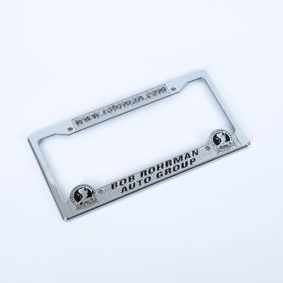 China Plastic Professional Manufacturer Customizable Multicolor Car Number License Plate Frame for sale