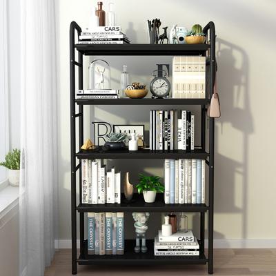 China Wholesale Convertible High Quality Living Room Storage Rack Shelf Metal Bookcase Multifunctional Cabinet for sale