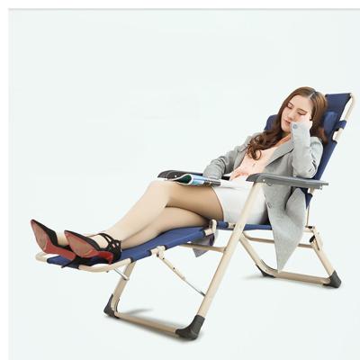 China High Quality Modern Beach Patio Lawn Sun Lounge Folding Padded Weightless Recliner Chair for sale