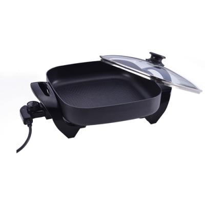 China 2021 Wholesale Hotel Royalstar Customized Home Electric Hot Pot Non Stick Electric Frying Pan Bake With Lid Electric Foil for sale