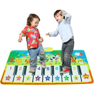 China Children Playing Puzzle Finger Touch Baby Education Electronic Organ Piano Keyboard Game Early Musical Dance Mat For Children for sale