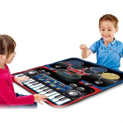 China Educational Portable Toy 2 in 1 Kids Toy Dancing Music Piano Baby Playing Blankets for sale