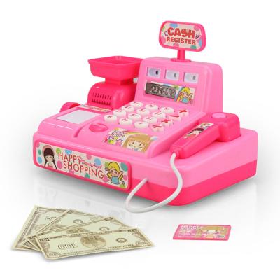 China Toys Kids Toy Shopping Cash Machine Money Machine Supermarket Cash Register Pretend Role Play Cashier Toys Cashier for sale