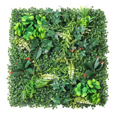 China New High Simulation Design Customized Artificial Green Plant Wall Plant Green Grass Wall For Party Decoration Home Flowers for sale