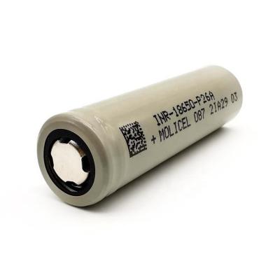 China Electric Bikes Low Temperature Lithium Ion 18650 Battery Molicel INR18650 P26A 2600MAH 3.6V Battery For Airplanes for sale