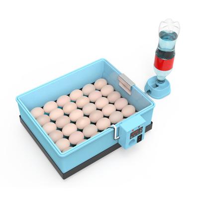 China Multifunctional Mini Chicken Egg Incubator 30 Egg Hatching Machine Dual Power 12+220v Automatic Water Filling Type Price for sale