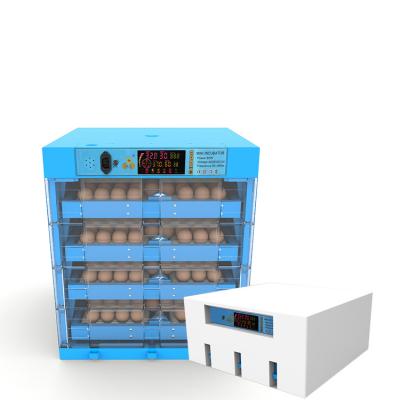 China Farms Hot Sale Blue Square Fully Automatic Chicken Egg Incubators Hatching Machine for sale