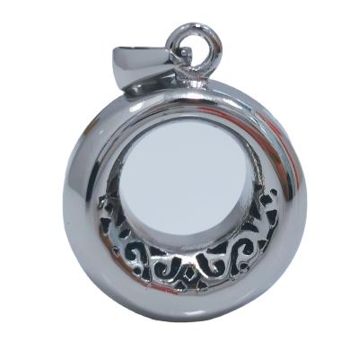 China Casual/Sporting Circle of Life Stainless Steel Eternal Memorial Cremation Pendant For Ashes Urn Necklace Keepsake For Jewelry for sale