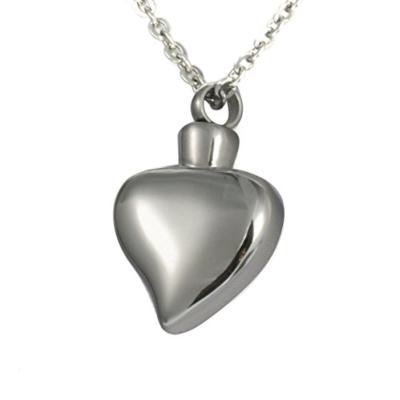 China TRENDY Stainless Steel Love Heart Shape Cremation For Ashes Urn Necklace for sale