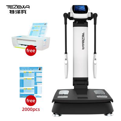 China Popular 250KG TEZEWA Body Scan Analyzer For Health Fat Test Body Composition Analyzing Machine Human for sale