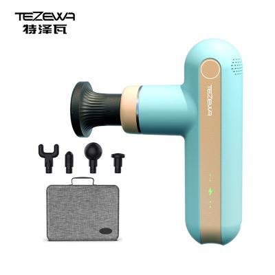 China TEZEWA New Body Fashion Mini Massage Gun Manufacturer Mini Pocket Muscle Massage Gun for sale